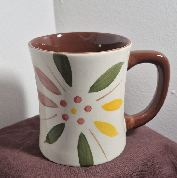 Temp-Tations by Tara Old World Vivid Handpainted Coffee Mug 16 oz NWOT - Picture 3 of 8